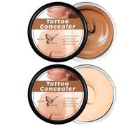Base de tatuaje resistente al agua, cubierta para tatuajes, crema impermeable, corrector de cicatrices, corrector de tatuajes para cuerpo, corrector de cicatrices, corrector corporal para tatuajes, 20