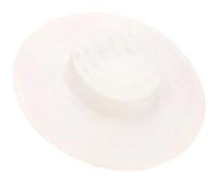 Base de tocado maravillosa para fiesta francesa, sombrero y accesorios para el cabello de novia, libera tu creatividad, base de tocado a granel liso, beige, Talla única