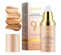 Base De Tono Cálido Decolorado, Crema Hidratante Con Superficie Ligera Y Lisa, Impermeable Y Resistente A La Transferencia, Adecuada Para Toda La Piel - 30 Ml