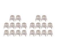 Base de VáLvula de Enchufe Tubo de Vacío de Plástico de 7 Pines para B&W 6J1 6Z4 6X4 12AE6 6AT6 6BK6 12AV6 6AQ6 6J5 Hifi Audio AMP 20 Piezas