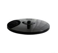 Base de ventilador de pie con peso de Zeroupshop, base redonda de repuesto para ventiladores de piso, soporte antivuelco de 40x40 cm con orificio de montaje de 3.8 cm, base de pie de ABS segura para