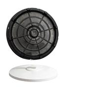 Base de ventilador de pie con peso, soporte de suelo redondo de repuesto | Esta base de repuesto redonda pesada proporciona una estabilidad excepcional a los ventiladores de pie para que no se