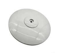 Base de ventilador de repuesto para ventiladores de pedestal, soporte de plástico resistente con diseño antivuelco para refrigeración de oficina en casa, color blanco o negro (gris)