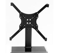 Base de Vidrio Templado Resistente, Brazo de Monitor Adecuado for computadora sin perforar de 24 a 32 Pulgadas
