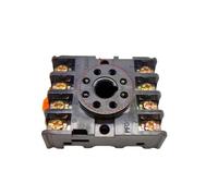 Base de zócalo de relé intermedio PF083A de 8 pines PF113A de 11 pines for montaje en riel DH48S ST3P AH3-3 MK2P JTX-2C H3CR(PF083A)