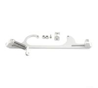 Base del acelerador de ajuste preciso para modelos de carburador serie 4150 4160, material de aleación de aluminio que garantiza un rendimiento ligero y resistente (plata)