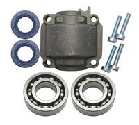 Base del cárter del motor del cilindro con 4 pernos y tornillos for motosierra MS180 MS170 018 017, repuesto de cojinete de cigüeñal, sello de aceite
