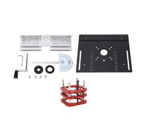 Base del de elevación de mesa de enrutador, plataforma elevadora de enrutador de altura ajustable manual de aleación de aluminio resistente para herramientas de carpintería con