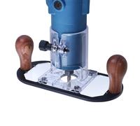 Base del enrutador, herramienta de base de enrutador de recortes transparente | Grooving Router Bits para entusiastas de la artesanía Tallado de letras de estampado