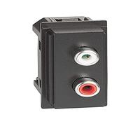 Base doble audio RCABticino KG4269R DarkLiving Now1 modulo