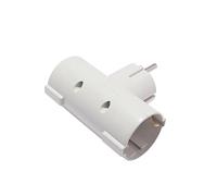 Base doble lateral 2 x 16 A - Blanco (SCH)