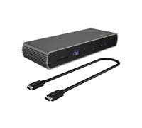 Base dock ICY BOX 10 en 1 Thunderbolt™ 4 con salida de vídeo 2x 4K@60 Hz