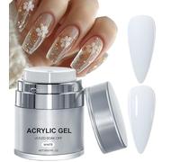 Base dura de manicura - Soporte de reparación de uñas , capa de construcción de alto brillo, gel de moldeo de curado rápido, capa de acabado para estuche de accesorios acrílicos |