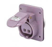 Base Empotrar 10° 2P 16A 24V Tornillo IP44 Violeta
