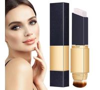 Base En Barra 2 En 1 Que Cambia De Color: Base En Crema Y Corrector Con Brocha, Se Adapta Al De La Piel Para Una Cobertura Perfecta De Imperfecciones | De Larga Duración, Resistente Al Sudor Y Ed