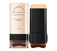 Base En Barra De Cobertura Total - Maquillaje Natural Con Brocha, Barra De Contorno Hidratante | Base Eraser Śtick, Revolución Del Maquillaje Para Acción Ďe Gracias Navidad Citas Compras Baile Belleza