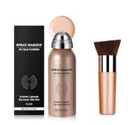 Base en spray ligera: base de maquillaje con cobertura total y acabado natural, base cremosa hidratante para pieles maduras, bruma sedosa, cobertura uniforme y sensación ligera, aplicación suave