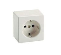 Base enchufe de superficie cuadrada 16A/250V