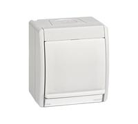 Base enchufeMonobloc IP55 2P+TT 16AX Simon Aqua 4490472-030 Blanco