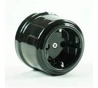 Base F-Bright 2902021-N de porcelana negra, ideal para superficies. Perfecta para realzar tus decoraciones y darle un toque sofisticado a cualquier espacio. Diseño elegante y funcional.