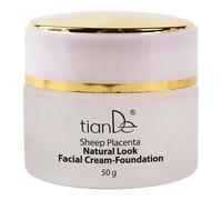 Base Facial en Crema, Aspecto Natural con Placenta de Oveja, TianDe 10305, 50 g, Tez perfecta (Beige)