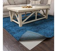 Base fina antideslizante para un rendimiento plano en suelos de madera dura que evita que la alfombra se mueva mientras permite una fácil aspiración (30 x 50 cm)