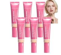 Base flexible de base de bálsamo hidratante con péptidos, base de control de aceite de larga duración que oculta las manchas, equilibra la tez, acabado satinado (6 unidades)