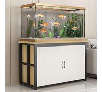 Base For Acuario De Pie, Estructura Acero Al Carbono, Soporte For Pecera Con Gabinete Almacenamiento, Material Tablero Ecológico Altura: 70 Cm / 27,6 Pulgadas(D,LxW100x50cm/39.4x19.7in)