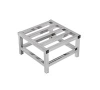 Base for electrodomésticos de acero inoxidable de alta resistencia con capacidad de 1100 lb, resistente a la corrosión, for aire acondicionado, refrigerador y deshumidificador. Base for almacenamiento