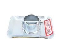 Base for gato de remolque con capacidad de 5000 libras, tubo de 2 pulgadas de diámetro, placa for gato con base de pasador para caravanas de viaje, autocaravanas