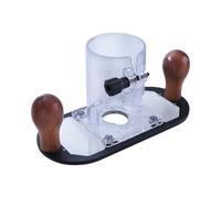 Base Fresadora Transparente - Protección | Placa Base Enrutador | Soporte Invertido | Tallado Estampado Grabado, Compatible con 65mm