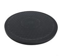 Base giratoria con soporte de rodamiento de bolas resistente y malla de bolas de acero para computadora para uso en monitor, soporta rotación suave de 360 grados (30 cm)