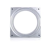 Base Giratoria Cuadrada, 6 Pulgadas Universal Lazy Susan Placa Giratoria de Metal con Cojinete, Plataforma Rotatoria de 360° para Mueble