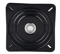 Base Giratoria de Acero A3 - Plato Giratorio, Soporte Giratorio, Rotación 360°, Alta Resistencia y Durabilidad, Fácil Instalación, Negro, Ideal para Sillas y Expositores