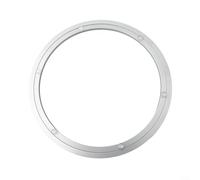 Base giratoria de aleación de aluminio Lazy Susan con rodamientos de acero, mesa giratoria de 5 a 16 pulgadas para cocina, comedor, decoración de pasteles, estante de especias, plateado (12 pulgadas)