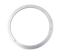 Base giratoria de aleación de aluminio Lazy Susan con rodamientos de acero, mesa giratoria de 5 a 16 pulgadas para cocina, comedor, decoración de pasteles, estante de especias, plateado (14 pulgadas)