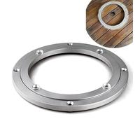 Base giratoria Lazy Susan de aleación aluminio con rodamiento rotación 360 grados, color plata, varios tamaños(20 inches (500mm))