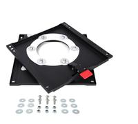 Base giratoria para asiento de caravana, rotación de 360°, placa de montaje reforzada a prueba de óxido para Fiat Ducato Citroen Relay Peugeot Boxer 2007+