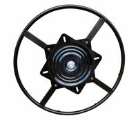 Base Giratoria Reclinable + Mecanismo 360 + Circular + Núcleo con Rodamiento + Placa en Forma de Estrella Estructura en Hierro para Estabilidad y, 500mm外圈（10寸 2.0全珠）
