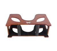 Base Guitarra Base Guitarra Plegable Ukelele Instrumento Ajustable Instrumento Hollow Out Stand Barriles Forma Guitarra Estante Ukelele