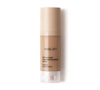 Base iluminadora Inglot con beneficios para el cuidado de la piel | Protección solar | Fórmula vegana | Base facial Skin Focused Care SPF 50 | 30 ml 310 Warm Tan