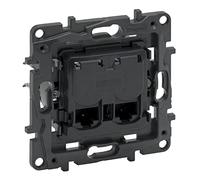 Base informatica dobleRJ45 UTP Cat 6 Legrand 864043serie Niloe Step