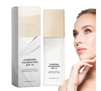 Base líquida de 30 ml con cobertura total - Corrector líquido para mujeres - Crema hidratante para mujer