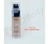 Base líquida L'Oréal Paris True Match con ácido hialurónico 30 ml y SP