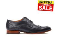 Base London Zapatos Oxford Barbera Clásico para Hombre Piel Negro