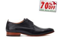 Base London Gambino Zapatos Derby Clásicos De Moda Formales Para Hombre Negros