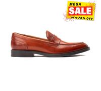 Base London Kennedy Zapatillas De Cuero Para Hombre Clásicas En Color Tan