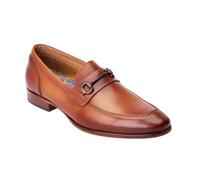 Base London - Mocasín de Cuero Russo Diseño Hebilla para Hombre