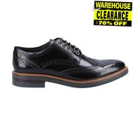Base London Zapatos Oxford Woburn para hombre Formales Elegantes Negro