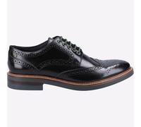 Base London Woburn Hombre Formal Moda Elegante Zapatos Oxford Negro